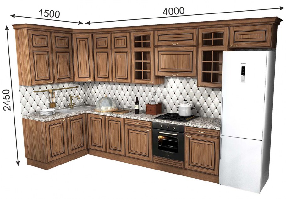 Кухонный гарнитур Ника ноче