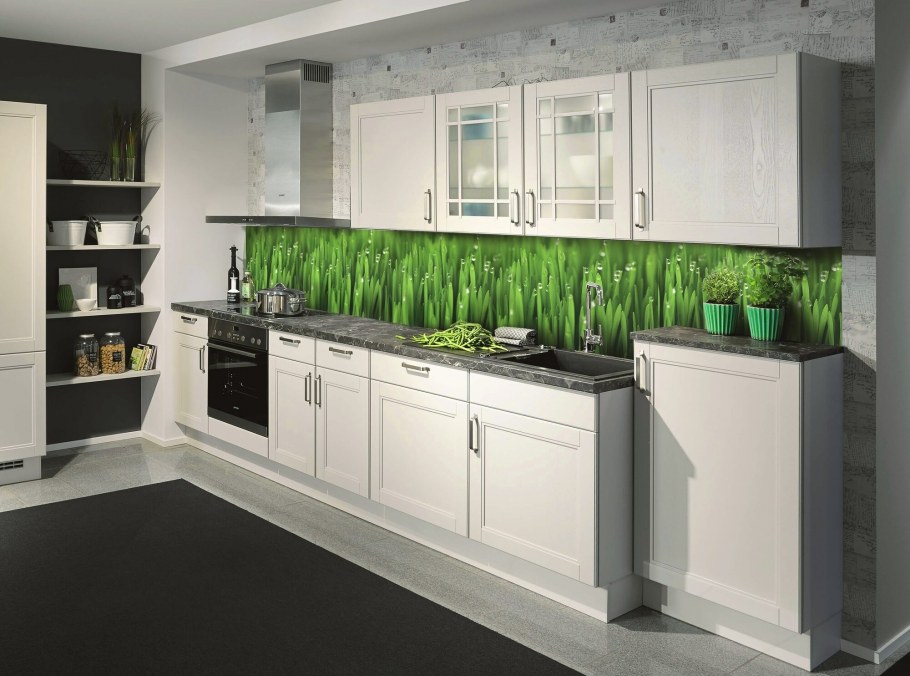 Стеклянные фартуки для кухни кофе