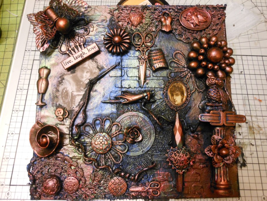 Панно в технике Ассамбляж