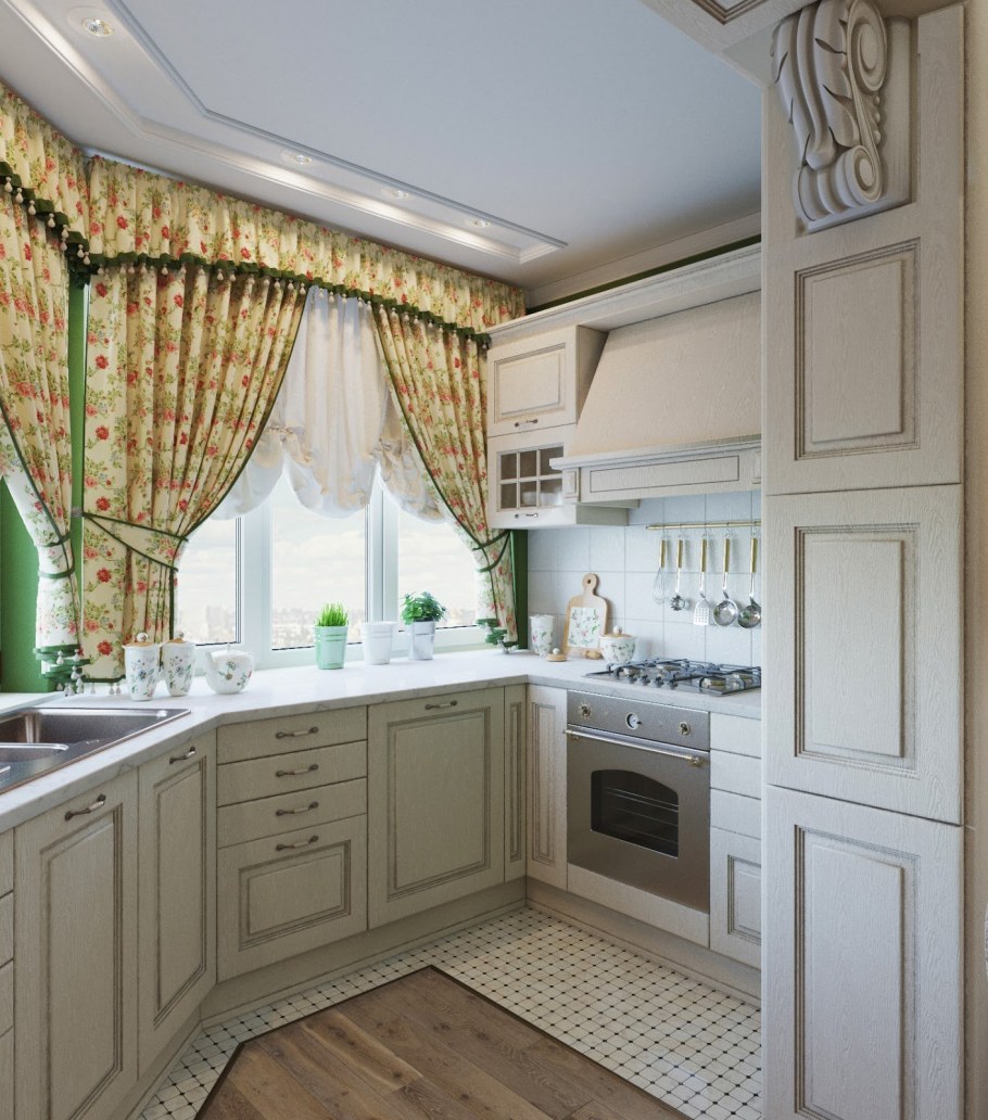 Кухня 8 м стиль Прованс