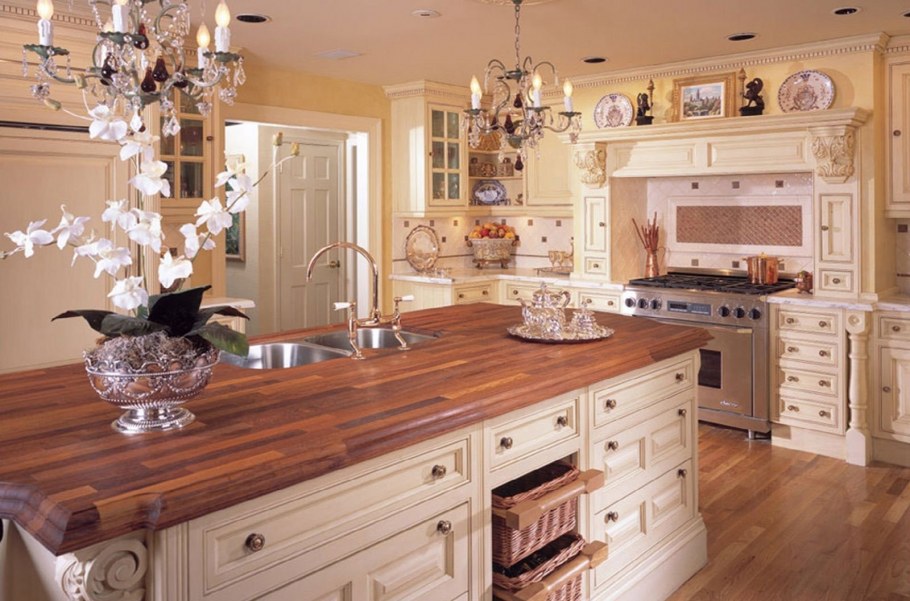 Красивая кухня Викторианский стиль