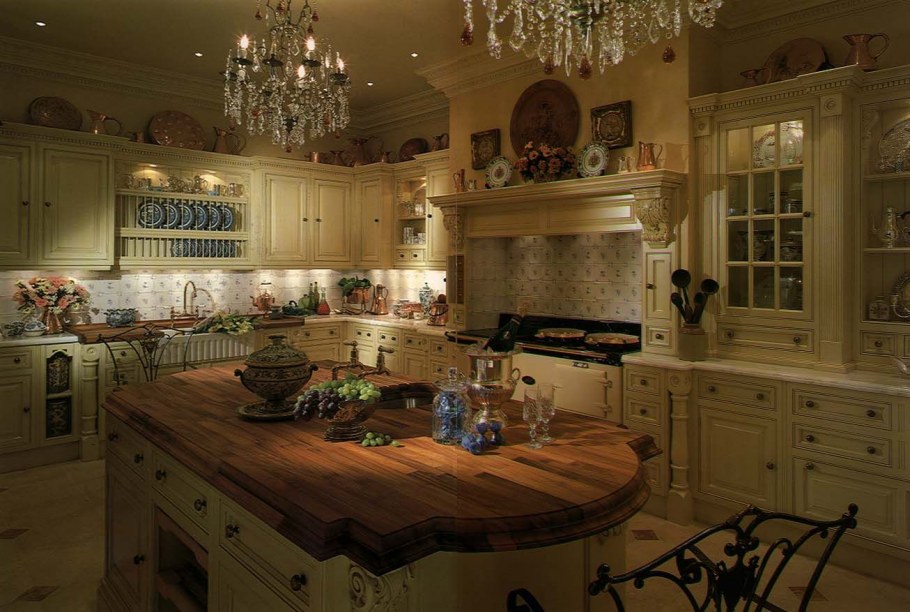 Кухня в старинном английском стиле