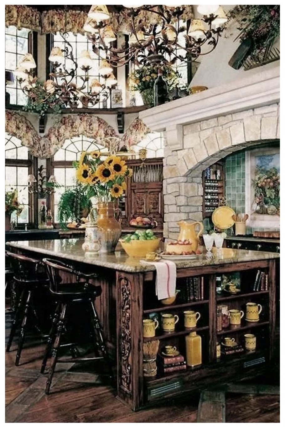 Кухня в Тосканском стиле Кантри