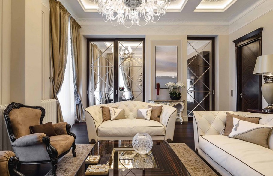 Интерьер в Тосканском стиле в загородном доме