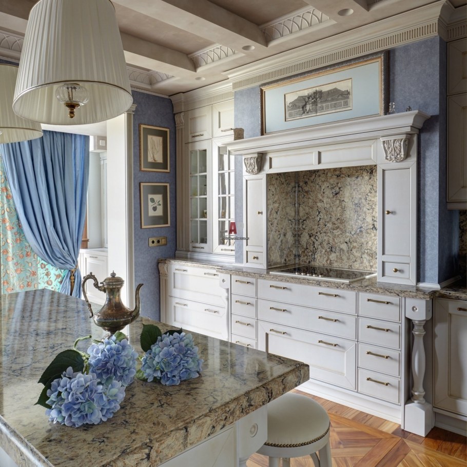 Интерьер особняк в средиземноморском стиле