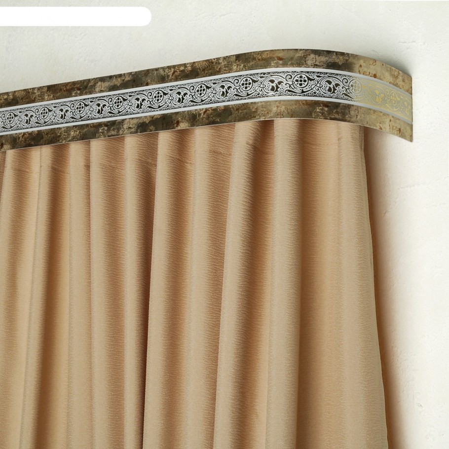 Карниз трёхрядный «Ультракомпакт. Грация золото»