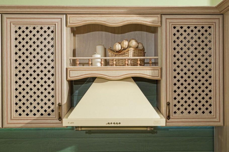 Кухонный фасад Прованс белый патина