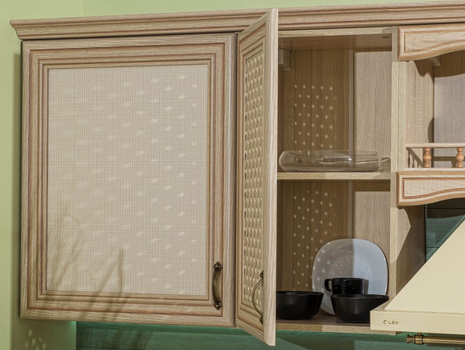 Кухонный угловой гарнитур Кантри ноче таволато