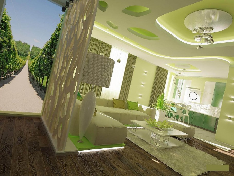 Спальня экостиль