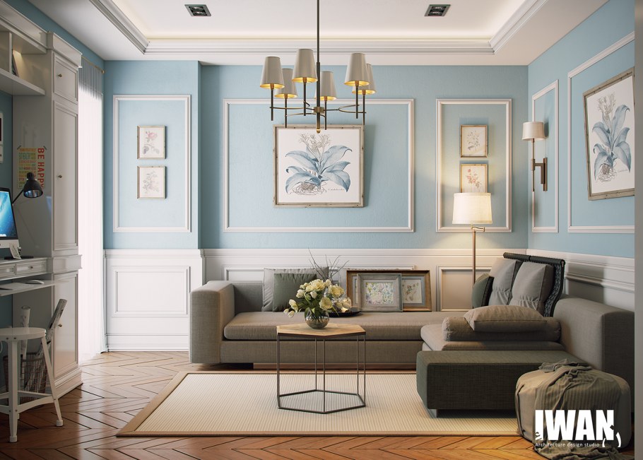 Гармоничный интерьер