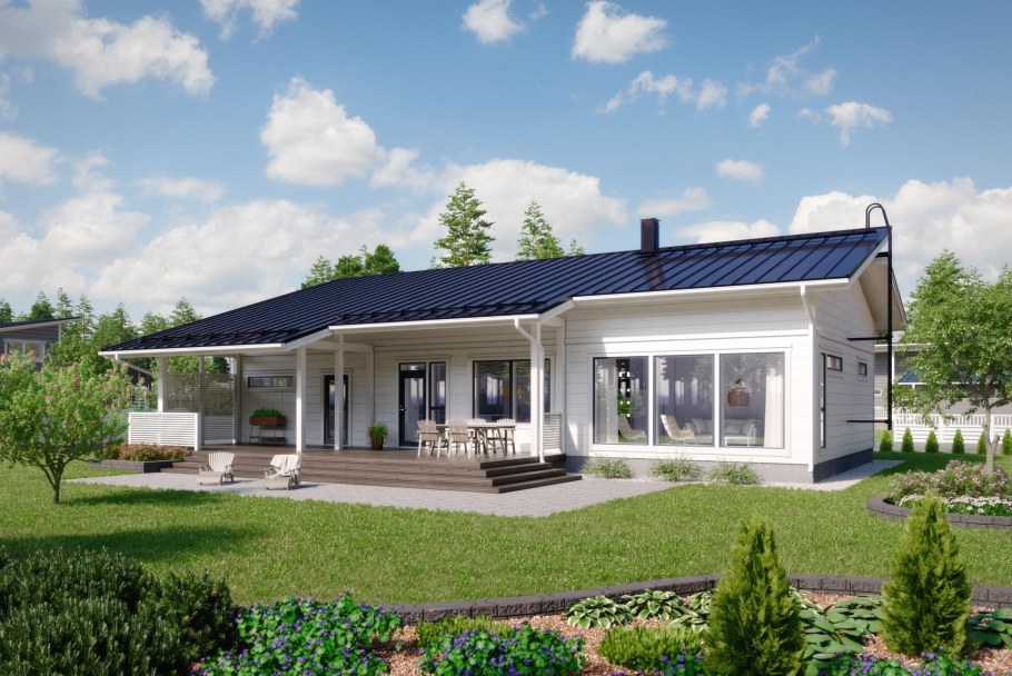 Крыльцо на задний двор