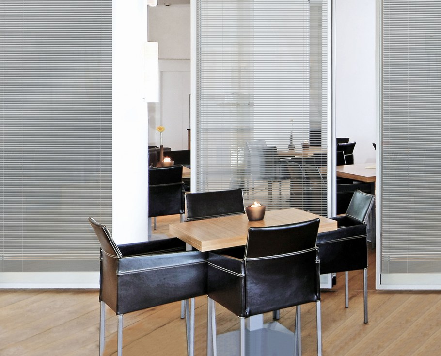 Межрамные жалюзи в интерьере