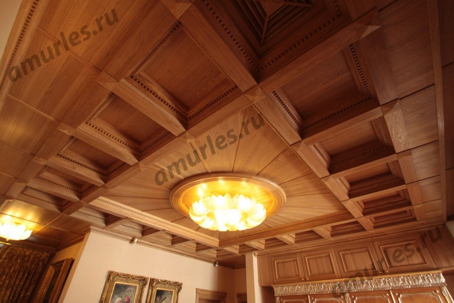 Кессонные потолки в памятниках архитектуры