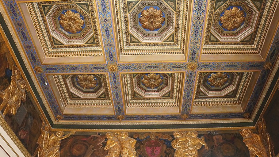 Кессонный потолок древняя Греция