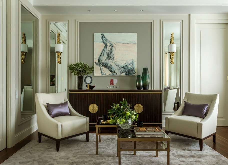 Гостиная Неоклассика Италия Кристофер Гай