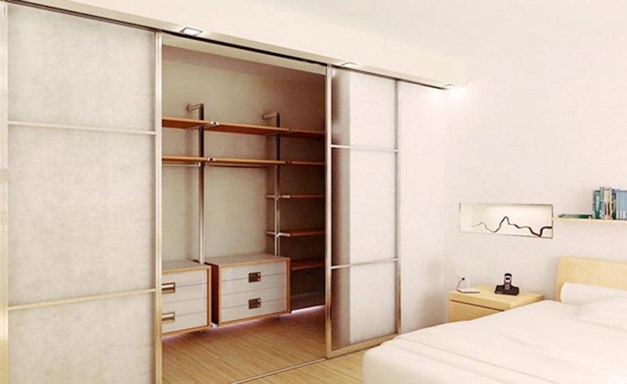 Встроенные гардеробные d спальню