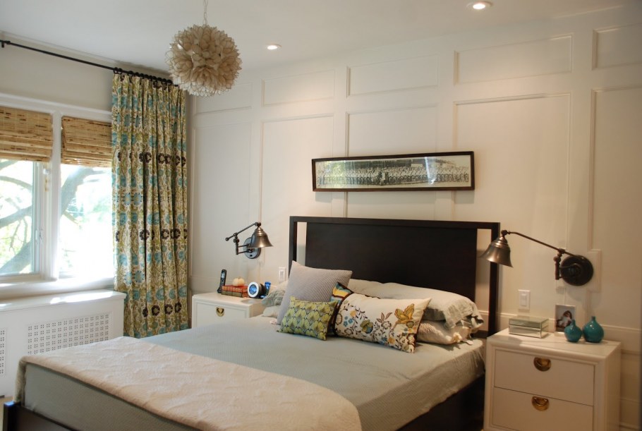 Уютная спальня с балдахином