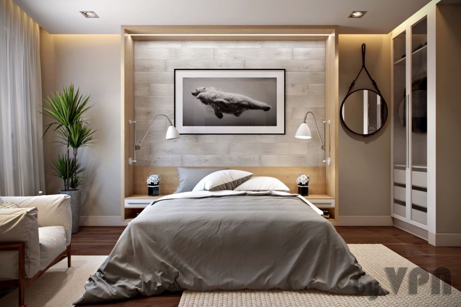 Спальня родителей Минимал