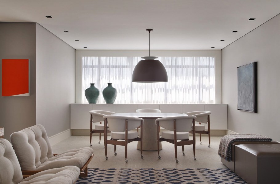 Матовый натяжной потолок в интерьере