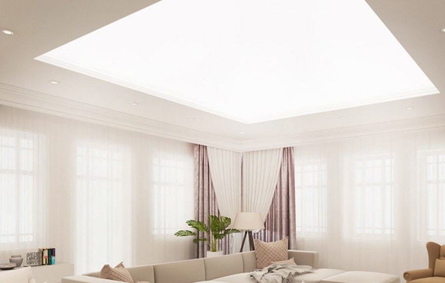 Тканевый натяжной потолок