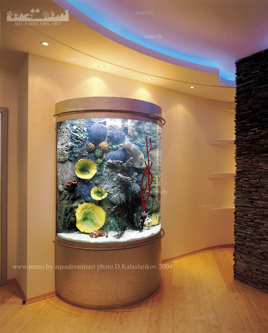 Аквариум в интерьере