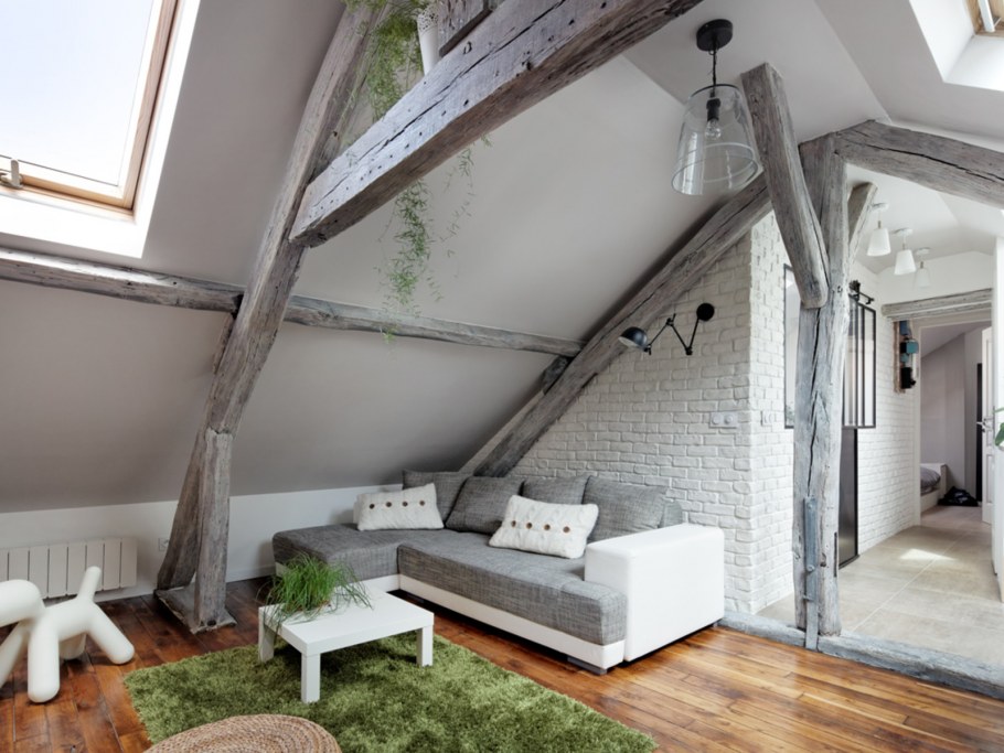 Дизайн мансарды