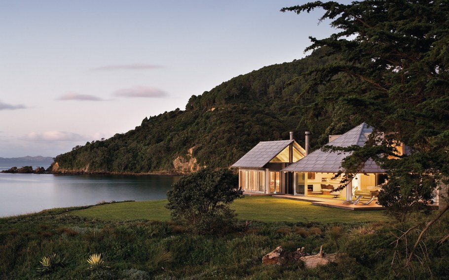 Новозеландия дома в горах