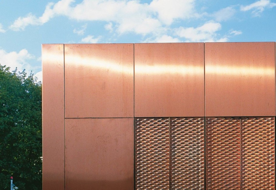 Отделка медными листами