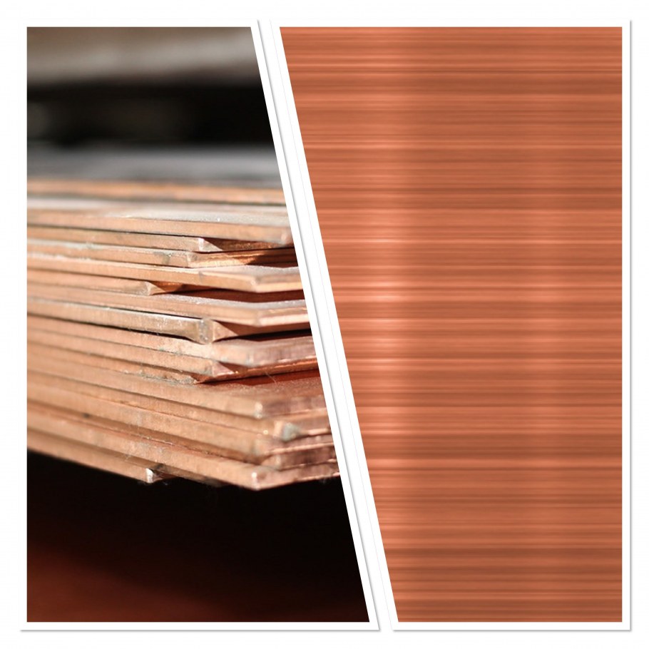 Лист медный 600х1500х6мм