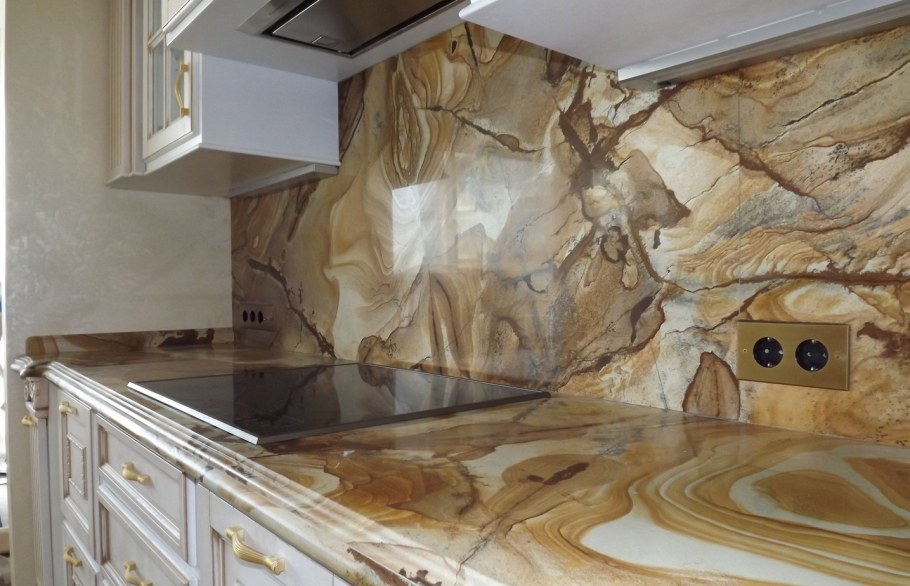 Мрамор Оникс столешница