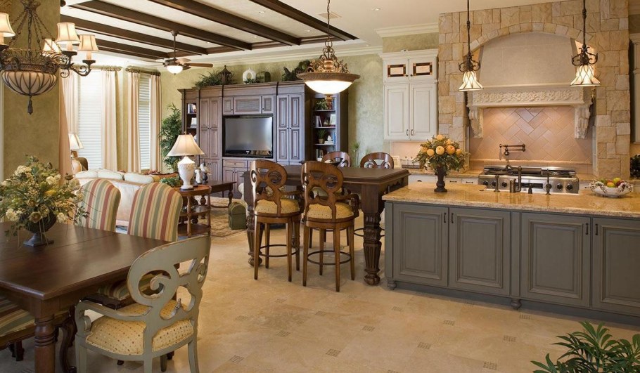 Средиземноморский стиль в интерьере кухни