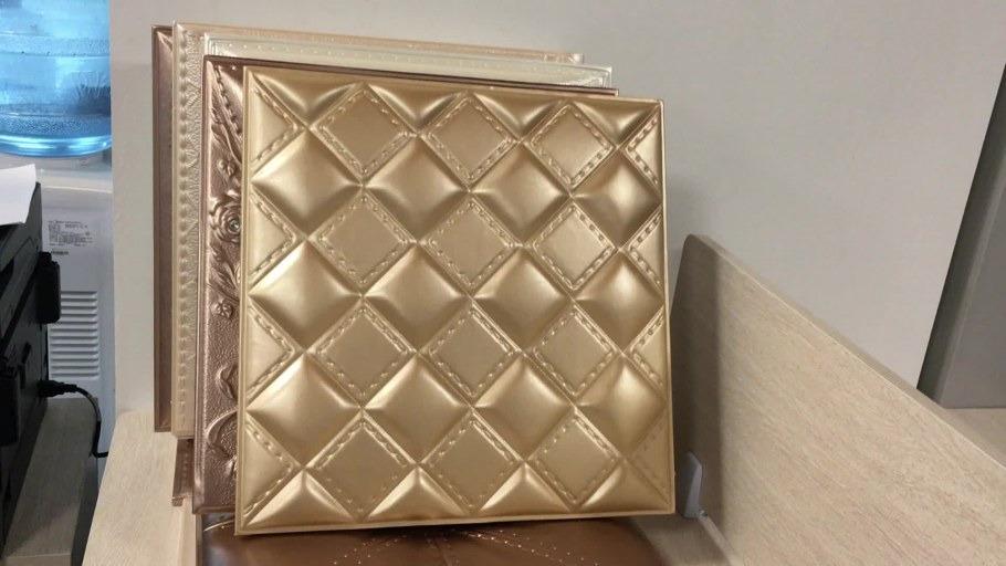 Мягкие стеновые панели из кожи