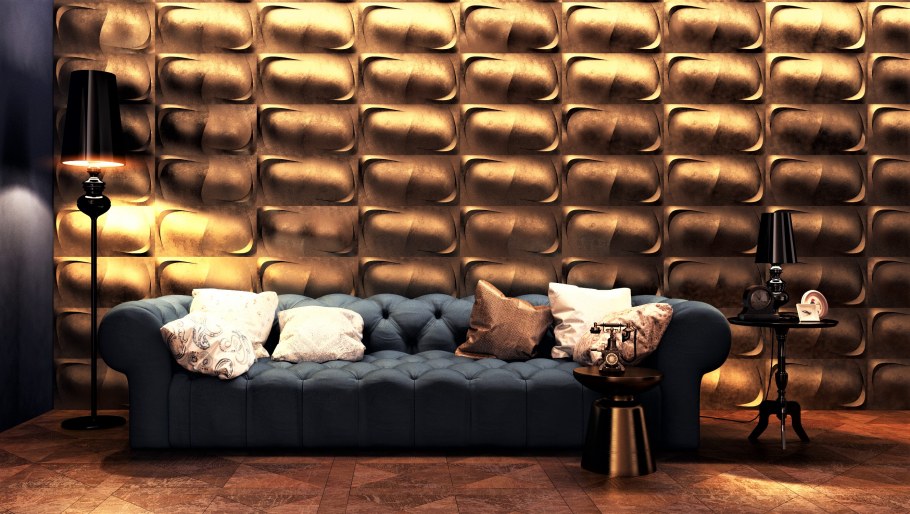 3д панели МДФ В интерьере