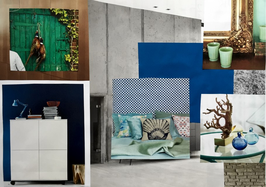 Интерьер в технике коллаж