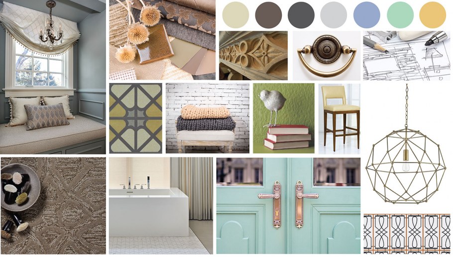 Коллажи интерьера в современном стиле