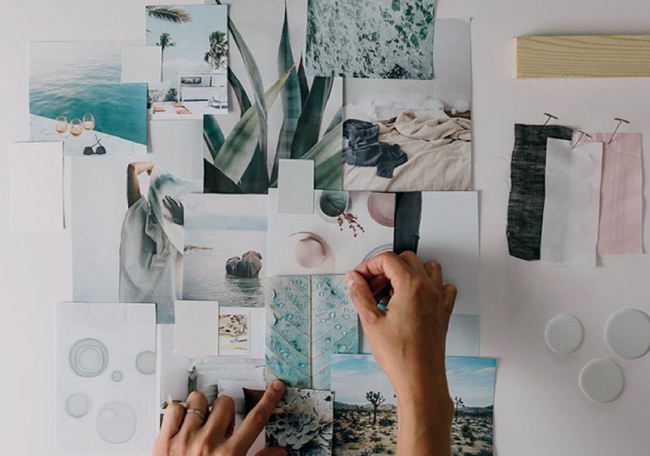 Стилистический коллаж интерьера