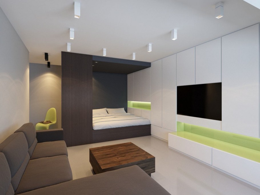 Квартира студия для молодой семьи