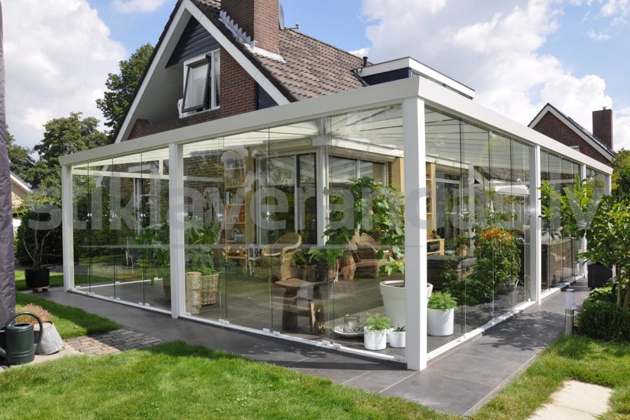 Веранда закрытая пристроенная