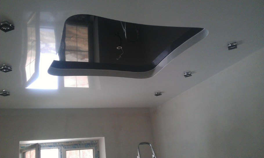 Фотообои небо на потолок для кухни двухуровневый потолок