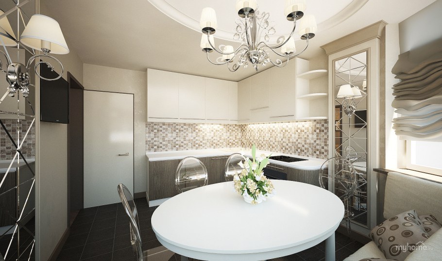 Отделка кухни в квартире