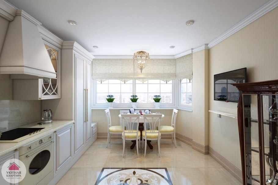 Трехкомнатная квартира в стиле лофт