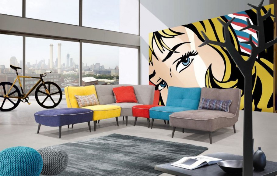 Животные в стиле ОП арт