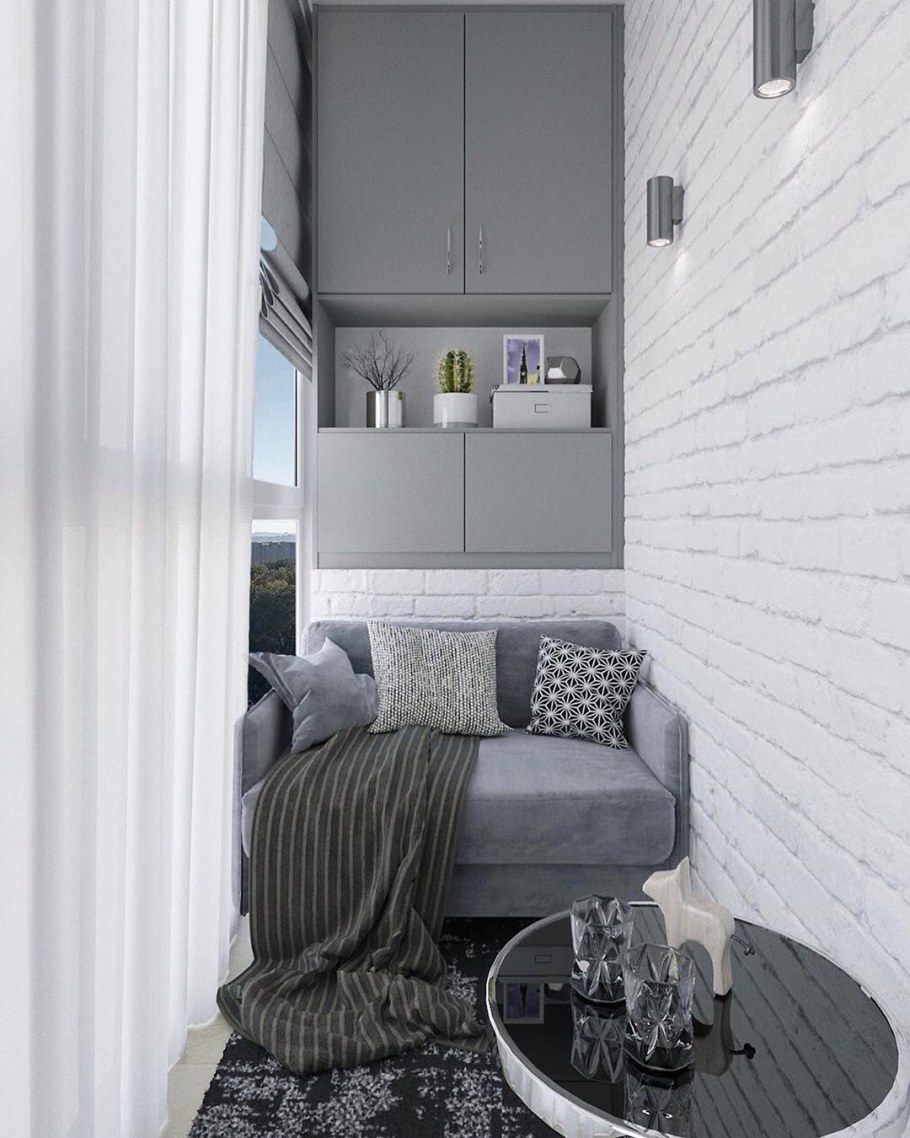 Современная отделка лоджии