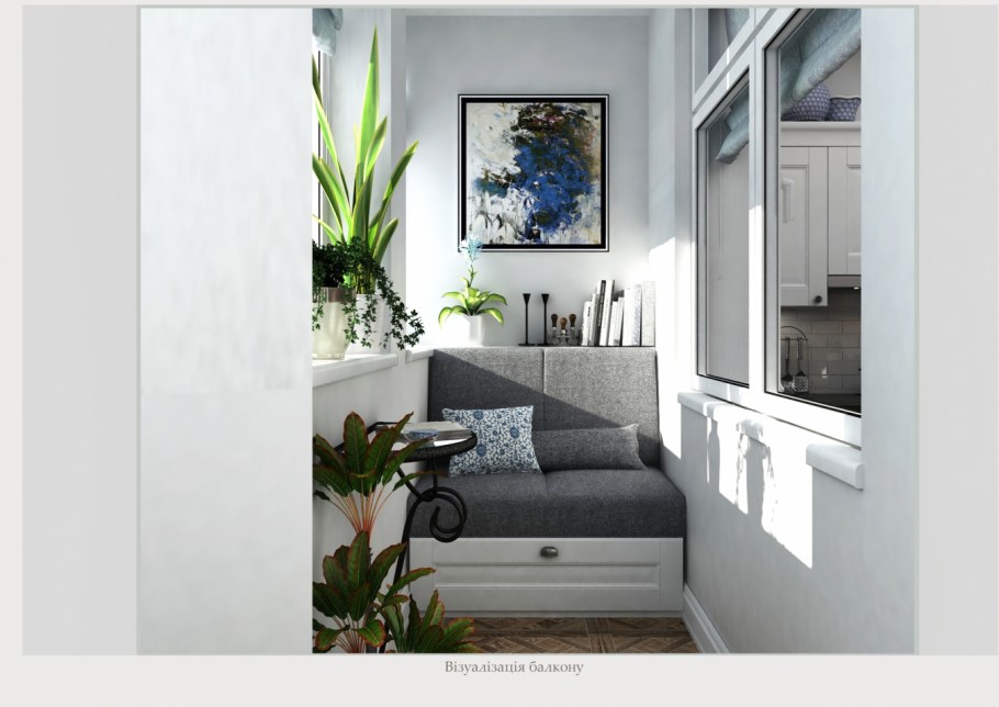 Лоджия со спальным местом