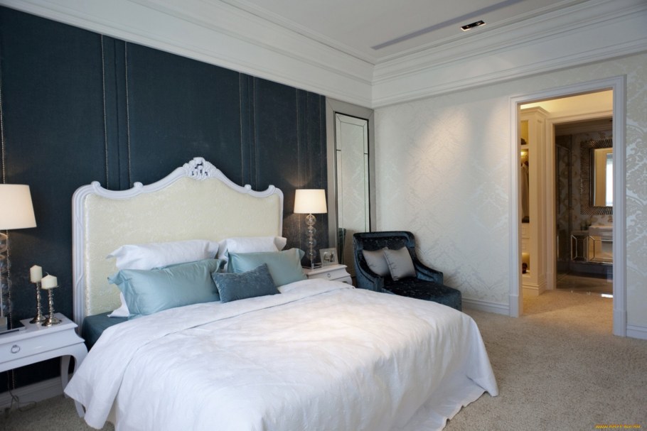 Задний фон спальня