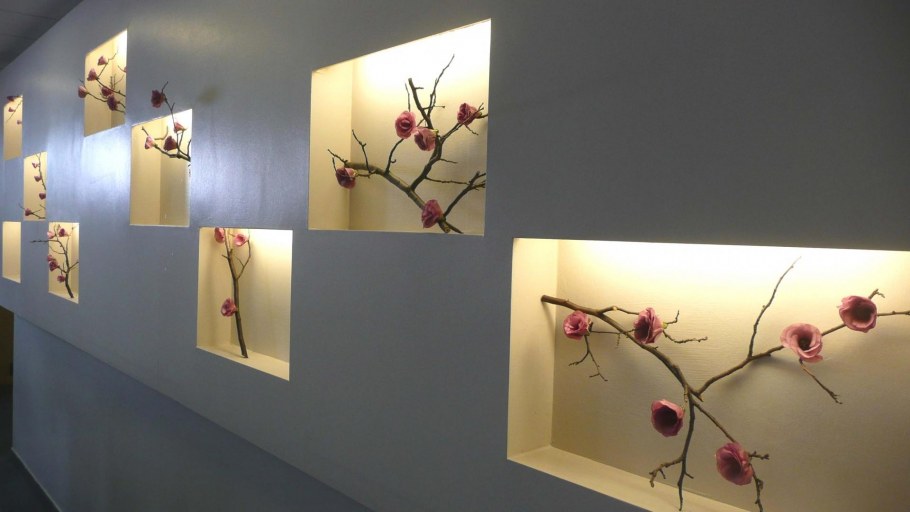 Декор ниши в стене