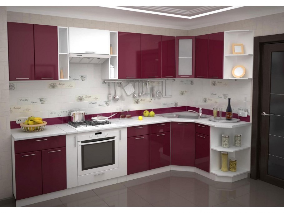 Кухня Валерия угловая Сурская мебель