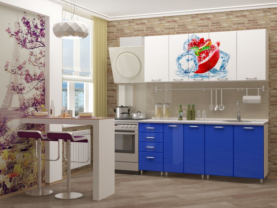 Кухня Орхидея 2м Дисави