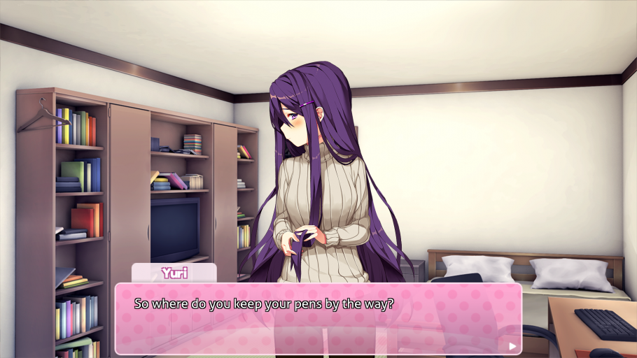 Спальная комната аниме