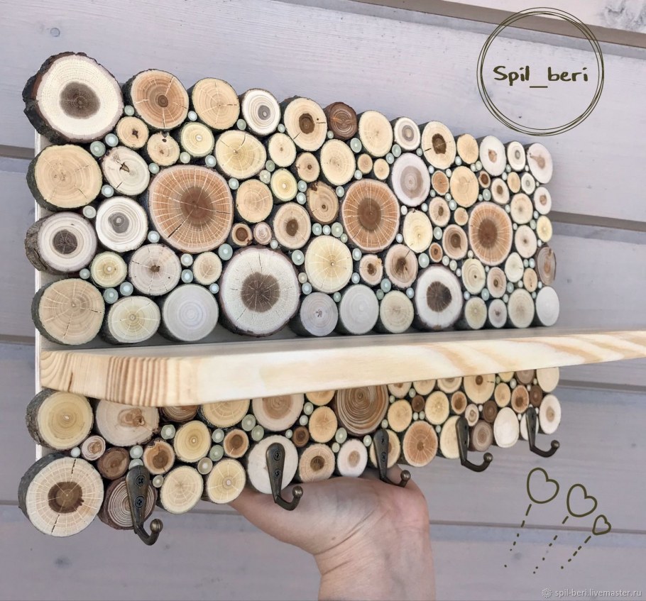 Изделия из срезов дерева